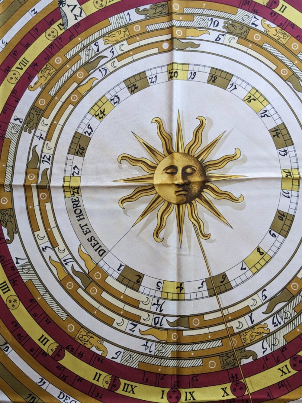 Hermes Silk Scarf - Astrologie - Dies et Hore